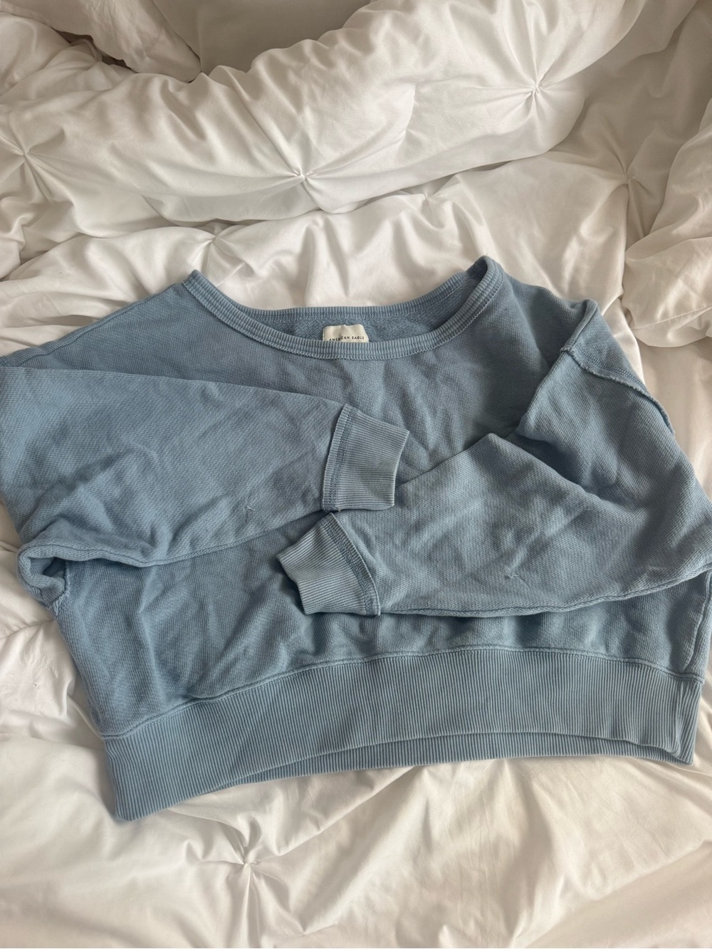 Light Blue Women's Crewneck American Eagle